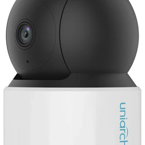 Uniview Uniarch Uho-S3E-M3F3-A: 3MP Wi-Fi indoor camera with pan, tilt, and infrared LEDs for clear night vision. Monitors a wide area.