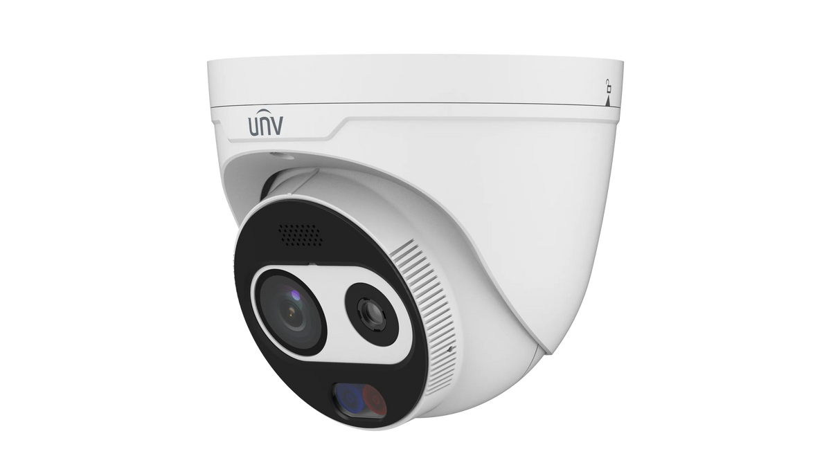 Uniview UNV 4MP Thermal Dual Spectrum Turret IP Camera 4mm(3mm Thermal) | TIC3612SA-F3-4F4AC-I1