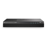 TP-Link VIGI NVR2008H-8MP: 8-channel 4K PoE+ network video recorder with 8 PoE ports and HDMI output for security camera systems.