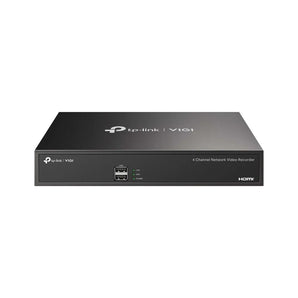 TP-Link VIGI NVR1004H: 4-channel network video recorder with 4K HDMI output for crisp, clear surveillance footage.