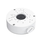 TP-Link VIGI VJB-300 junction box; aluminum, waterproof casing for VIGI security camera cable management on walls or ceilings.