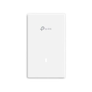 TP-Link Omada EAP725-W WiFi 7 wall plate access point with 2.5G and Gigabit ports, designed for in-room, high-performance wireless coverage.