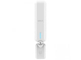 Ubiquiti AmpliFi MeshPoint HD, a white mesh extender with a plug, expanding WiFi coverage and eliminating dead zones in your home or office.