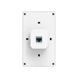 TP-Link Omada EAP725-W WiFi 7 wall plate access point with 2.5G and Gigabit ports, designed for in-room, high-performance wireless coverage.