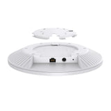 TP-Link Omada BE9300 EAP773 ceiling mount WiFi 7 access point. Tri-band, ultra-thin design, and 10G PoE++ port for optimal performance.