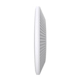 TP-Link Omada BE9300 EAP773 ceiling mount WiFi 7 access point. Tri-band, ultra-thin design, and 10G PoE++ port for optimal performance.