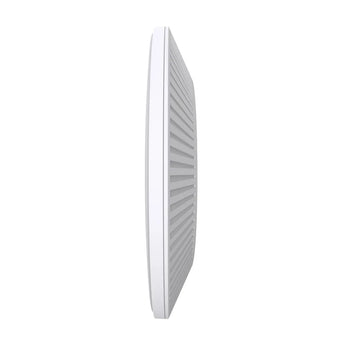 TP-Link Omada BE9300 EAP773 ceiling mount WiFi 7 access point. Tri-band, ultra-thin design, and 10G PoE++ port for optimal performance.