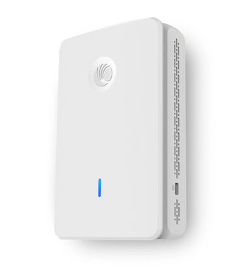 Cambium cnPilot CNP-E430H WiFi 5 indoor wall plate access point for hotels, providing easy installation and reliable wireless connectivity.