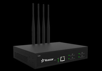 Yeastar TG400L: 4-port 4G LTE VoIP gateway providing secure and reliable wireless VoIP connectivity. Features security enhancements like firewall & TLS.