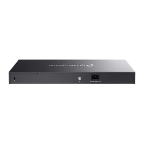 TP-Link JetStream TL-SG2218P: 18-Port Gigabit smart switch, 16 PoE+ ports, 2 SFP slots, metal case. For powering devices like IP cameras.