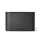 Mercusys MT110 4G LTE Mobile Wi-Fi Hotspot providing portable internet access. Small, black device with Mercusys logo.