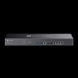 TP-Link OC400 Omada Hardware Controller with 2x 10GE SFP+ ports, 4x Gigabit RJ45 ports, and 2x USB 3.0 ports for centralized network management.