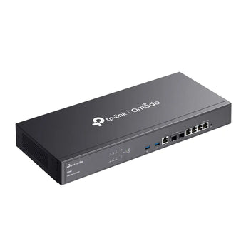 TP-Link OC400 Omada Hardware Controller with 2x 10GE SFP+ ports, 4x Gigabit RJ45 ports, and 2x USB 3.0 ports for centralized network management.