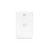 Ubiquiti UniFi UAP-IW-HD: a wall-mounted WiFi 5 access point with 6 spatial streams and a 4-port switch for in-room connectivity.