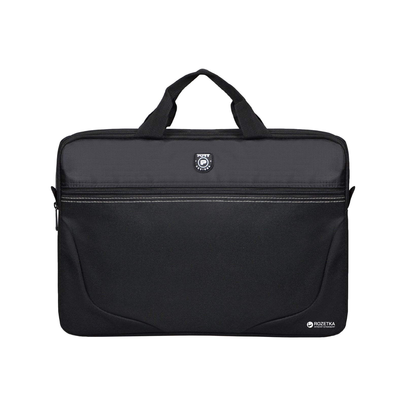 Port Liberty III Black 15.6" Toploader Bag - NexGen Computing