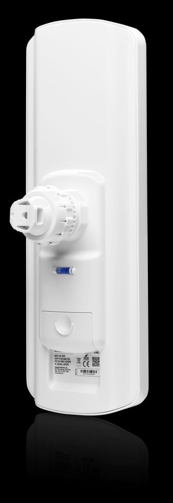 Ubiquiti LiteBeam 5GHz Access Point with 90° sector antenna and GPS, for point-to-multipoint wireless networks. Includes POE injector.