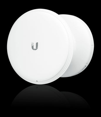 Ubiquiti airMAX PrismStation AC 5 GHz radio (PS-5AC) with airPrism technology for minimized interference in wireless networks.