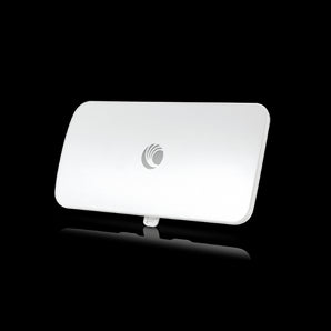 Cambium cnVision Client MINI, a 16 dBi CPE for extending wireless range. Compact design for outdoor installation.