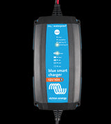 Victron Blue Smart IP65s Charger 12/5 with DC Connector. A 12V 5A battery charger featuring Bluetooth connectivity.