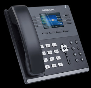 Sangoma S505 IP Phone with a 3.5-inch color screen and 35 programmable softkeys. Ideal mid-level VoIP phone for business communication.