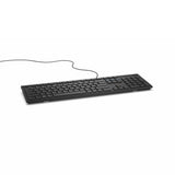 Dell KB216 Wired USB Multimedia Keyboard in Black, US Edition. Standard QWERTY layout.