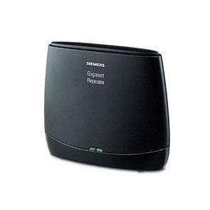Gigaset Repeater 2.0: DECT range extender. White device, expands the wireless coverage of Gigaset phone systems. 