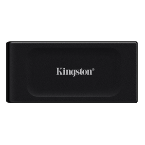 Kingston XS1000 2TB external SSD, compact design, USB 3.2 Gen 2, for fast and portable storage.
