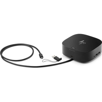 HP USB-C/A Universal Dock G2 for laptops and desktops, providing multiple ports for connectivity.