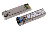 1.25G SFP Single mode transceiver, 1310nm, 20km reach, LC connector for single-mode fiber optic networks.