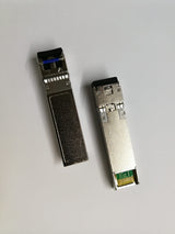 Optical Fibre 10G SFP+ transceiver, single mode, 1310nm wavelength, 10km reach, LC connector, for high-speed networking.