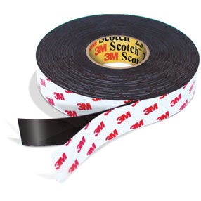 3M Scotch 23 self-amalgamating black electrical tape, 19mm wide, on a 10m roll. Used for splicing and insulation.