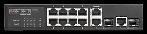 Edge-Core ES3510MA switch. 10-port Fast Ethernet switch with 8 10/100 ports and 2 Gigabit RJ-45/SFP ports. Layer 2/4 functionality.