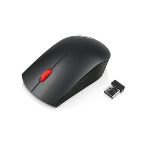 Lenovo Essential Wireless Laser Mouse for Daily Work, providing comfortable control and precise tracking.