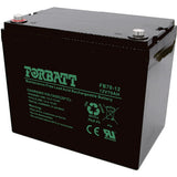 Forbatt FB-12-70AGM: 12V 70Ah AGM deep cycle battery for UPS, inverters, and solar power systems.