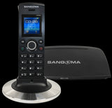 Sangoma D10M DECT extra handset with PSU. Wireless phone for Sangoma DB20 base stations, offering cordless communication.