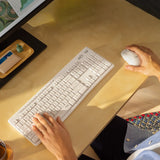 Logitech MK295 Off-White Wireless Keyboard and Mouse Combo