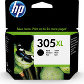 HP 305XL High Yield Black Original Ink Cartridge (3YM62AE) for HP DeskJet printers. Delivers crisp, clear prints.