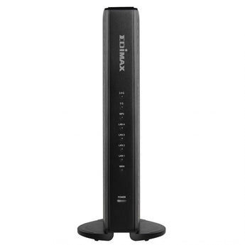 Edimax AX3000 Wi-Fi 6 dual-band router featuring Intel's dual-core CPU for optimal performance and gigabit wireless speeds.