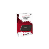 Kingston XS1000 2TB external SSD, compact design, USB 3.2 Gen 2, for fast and portable storage.