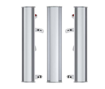 RF elements AS-5-20 Array Sector Antenna: 5GHz, 20dBi gain, providing wide sector coverage for wireless networks and IP surveillance.