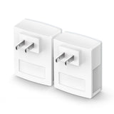 TP-Link PA4010KIT AV600 Powerline Ethernet Adapter Kit. Plugs into wall, extends network via electrical circuit. Compact design.
