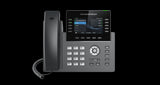 Grandstream GRP2615 desk phone with a 4.3-inch color display, 40 multi-purpose keys, Wi-Fi 6, and Bluetooth support.