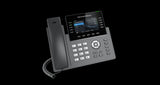 Grandstream GRP2615 desk phone with a 4.3-inch color display, 40 multi-purpose keys, Wi-Fi 6, and Bluetooth support.