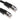 Black Acconet CAT6 1m UTP Flylead. A short networking cable with moulded boot for strain relief and fast data transfer.
