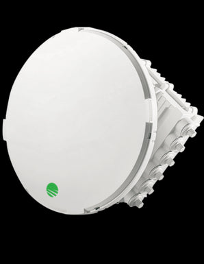 Siklu E-Band 80GHz PTP link with 1ft external antenna providing 1Gbps FDD wireless connectivity. Model SK-EH1200FX-1000-1FT.