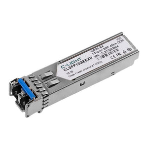 1.25G SFP Single mode transceiver, 1310nm wavelength, 40km reach, LC connector, used for optical fiber communication.