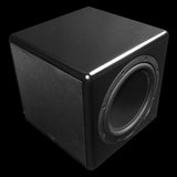 TruAudio Compact Series 10" Powered Subwoofer with dual passive radiators, 250W output, for enhanced bass in a compact design.