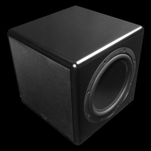 TruAudio Compact Series 10" Powered Subwoofer with dual passive radiators, 250W output, for enhanced bass in a compact design.