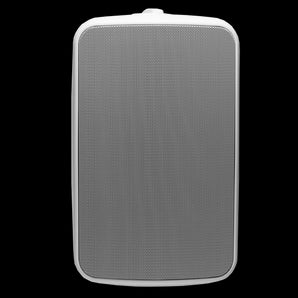 TruAudio OP-6.2-WT 6.5-inch 2-way outdoor speaker with swivot bracket. White finish. Delivers premium sound for patios and gardens.