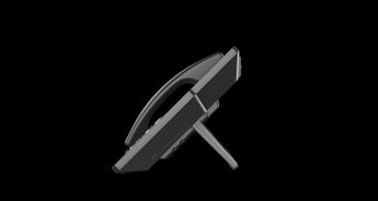 Grandstream GXV3350: 16-line enterprise video phone with touchscreen, Gigabit ports, Wi-Fi, Bluetooth, and Android interface.